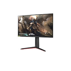 ECRAN LG 27" gaming Noir 27GP850P-B.AEU Nano IPS 165Hz 16:9 1ms 2560x1440 400cd/m² 2xHDMI DisplayPort 2xUSB 3.0 Pied réglab haut inclinable rotation pas cher