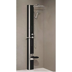 Avis Colonne de douche hydromassante NOVELLINI LINE 1 noir 215 cm