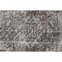 Vidal Tapis de laine 244x145 gris Ultra Vintage pas cher