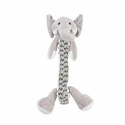 Paris Prix Peluche pour Chien Éléphant 34cm Gris