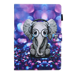 Etui en PU Impression de motifs Universel Antichoc l'éléphant pour votre Tablet 7 pouces