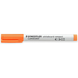 Promark Lumocolor 341 - Marqueur Compact Effaçable À Sec Pointe Ogive 1 À 2 Mm Orange