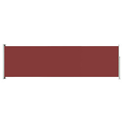 Maison Chic Auvent latéral rétractable de balcon | Store extérieur | Auvent solaire de patio 180x600 cm Rouge -GKD26028