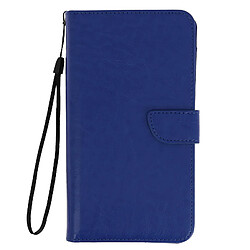 Avizar Etui Universel Smartphone Housse Portefeuille 6 Porte-carte bleu Taille s pas cher