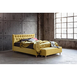 Avis Inside 75 Lit coffre GLORIA couchage 160x190 cm Incanto moutarde