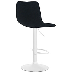 Avis Non Tabouret de bar Lex tissu blanc