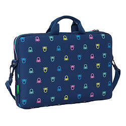 Avis Housse pour ordinateur portable Benetton Cool Blue marine 40 x 27 x 4 cm