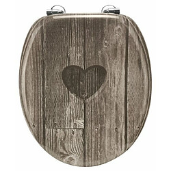 Avis Cornat KSD811 Abattant MDF-laque Coeur