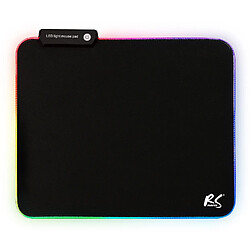 Tapis de souris de jeu avec éclairage LED RGB et dessous en caoutchouc antidérapant 30x25cm antidérapant Sous-mains de bureau Tapis de souris (300x250x4mm) 