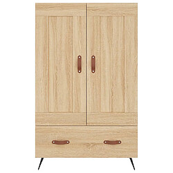 Acheter vidaXL Buffet haut chêne sonoma 69,5x31x115 cm bois d'ingénierie