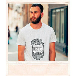 Graines Creatives Transfert thermocollant noir & blanc A4 - Hipster