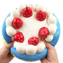 Acheter Universal Gâteau aux fraises surdimensionné 3 couches Jouet de décompression doux à rebond lent Enfants, adultes (25 * 25 * 13,5cm)