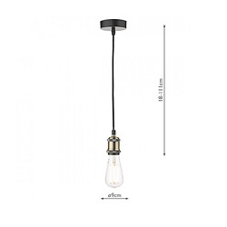 Avis Luminaire Center Suspension design Waco Cuivres Antique,Noir mat 1 ampoule 8cm