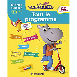 A la maternelle, grande section, 5-6 ans : tout le programme