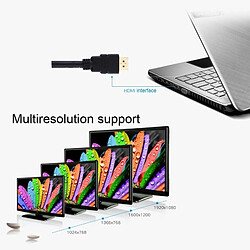 Acheter Wewoo 30cm HDMI Mâle à 24 + 1 câble adaptateur femelle DVI