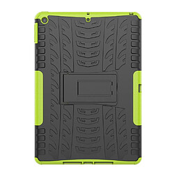 Wewoo Housse Étui Coque Pour iPad 10.2 Texture TPU + PC antichoc avec support vert