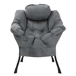 ML-Design Fauteuil 2 places Fauteuil relax Fauteuil de salon Fauteuil à oreilles Coton