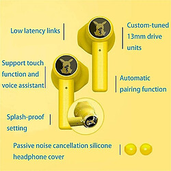 Avis Universal Le nouveau casque intra-auriculaire Pikachu Bluetooth 5.0