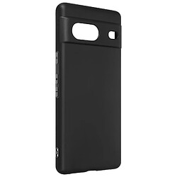 Avizar Coque pour Google Pixel 7 Résistante Silicone Gel Souple Flexible Légère Noir