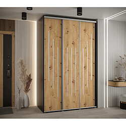 Abiks Meble Armoire DAVOS 8 À Portes Coulissantes 235,2/150/45 3 Portes