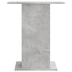 Avis vidaXL Support d'aquarium gris béton 60,5x36x72,5 cm bois d'ingénierie