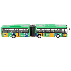 Acheter 1:64 Échelle d'alliage Pull Back Véhicule Autobus Diecast Toy Cadeau pour les enfants Vert