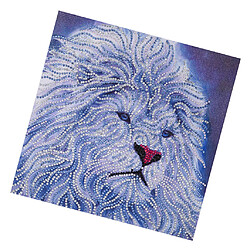 Avis 5D spécial en forme de diamant de peinture artisanat point de croix kits de lion