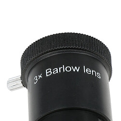 Avis Plastique de Lentille de Barlow à Grossissement 3X de 1,25 Po (31,7 Mm) pour Oculaires de Télescope