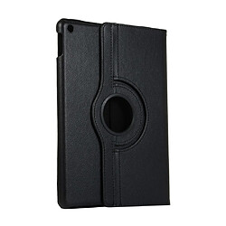 Avis Etui en PU litchi avec support noir pour votre Apple iPad 10.2 (2019)