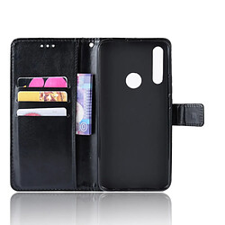 Acheter Wewoo Housse Coque Étui en cuir à rabat horizontal rétro Crazy Horse Texture pour Huawei P Smart Z / Y9 Prime 2019avec support et fentes cartes et cadre photo noir