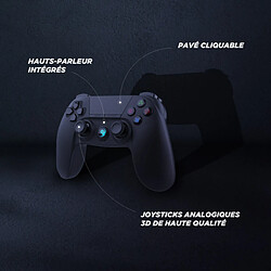 Avis Under Control Manette Bluetooth noire pour PS4