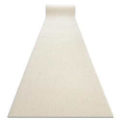 RUGSX Tapis de couloir KARMEL plaine, une couleur blanc 70 cm 70x150 cm