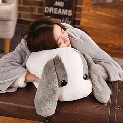 Universal Grandes oreilles longues fourrure de lapin peluche animal jouet peluche lapin peluche bébé enfant jouet de sommeil cadeau d'anniversaire coussin 55 cm | Peluche oreiller