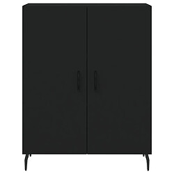 Acheter vidaXL Buffet noir 69,5x34x90 cm bois d'ingénierie