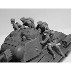 Icm Maquette Char T-34-76 With Soviet Tank Riders