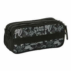 Avis Trousse Fourre-Tout Double Paul Frank Join the fun Noir 21,5 x 10 x 8 cm