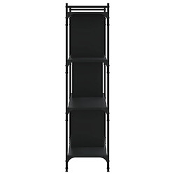 Acheter vidaXL Bibliothèque à 4 niveaux noir 76x32x123 cm bois d'ingénierie