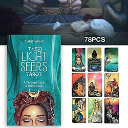 Universal Le jeu de cartes de tarot du voyant léger & amp;Guide Game de conseil d'administration Cadeau de carte oracle anglaise