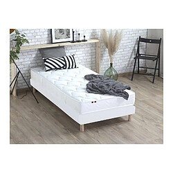 Idliterie Ensemble Matelas Mousse ferme réversible ALTO + Sommier - Made in France