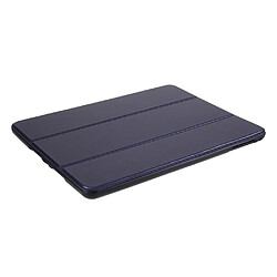 Avis Etui en PU avec support tripliure et porte-stylo bleu foncé pour votre Apple iPad 9.7 pouces (2018)/Air 2/Air (2013)/Pro (2016)