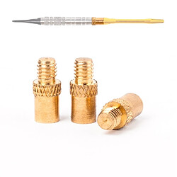 Wewoo 3 PCS Remplacement Professionnel 1.8g 14mm Brass Dart Poids Ajouter Accentuateur Fléchettes Outil Accessoires