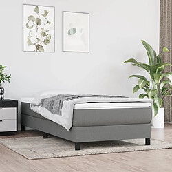 Maison Chic Matelas de lit à ressorts ensachés, Matelas doux Gris foncé 100x200x20 cm -GKD88123