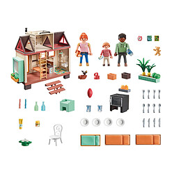 Playmobil® Playmobil Petite Maison Tiny House Playmobil My Life avec Figurines et Accessoires Multicolore