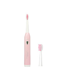 YP Select Brosse à dents électrique Sound Five Brosses à dents à cheveux durs pour adultes - Rose