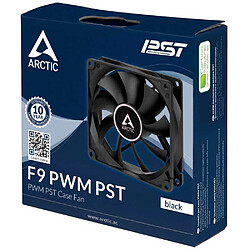 ARCTIC F9 PWM PST CO - Ventilateur boîtier 90mm, contrôle PWM et câble PST, noir