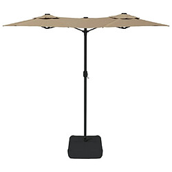 Acheter Maison Chic Parasol Jardin | Parasol à double tête taupe 316x240 cm - GKD99051