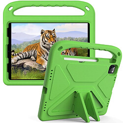 Coque en TPU antichoc, avec béquille vert pour votre Apple iPad Pro 11 pouces (2021)/(2020)/(2018)/iPad Air (2020)