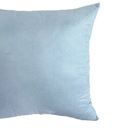 Avis Superbe Housse De Coussin En Daim Souple Jeté Taie Slip Bleu Canapé Décor Lumineux