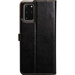 Bigben Etui Folio Wallet noir avec languette de fermeture pour Samsung Galaxy S20+