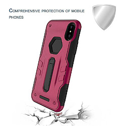 Universal Protection du téléphone de la coque du téléphone 2 en 1 avec support de support pour iPhone X